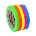 Cinta gaffer fluorescente 19mmx25mts